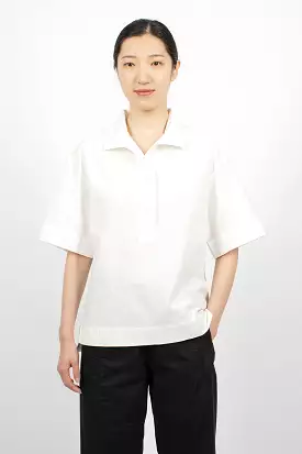 White Short Sleeve Utility Shirt