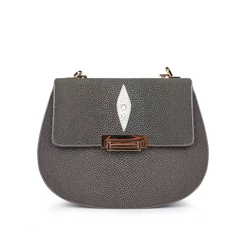 Women's fashion pearl stingray skin handbags.