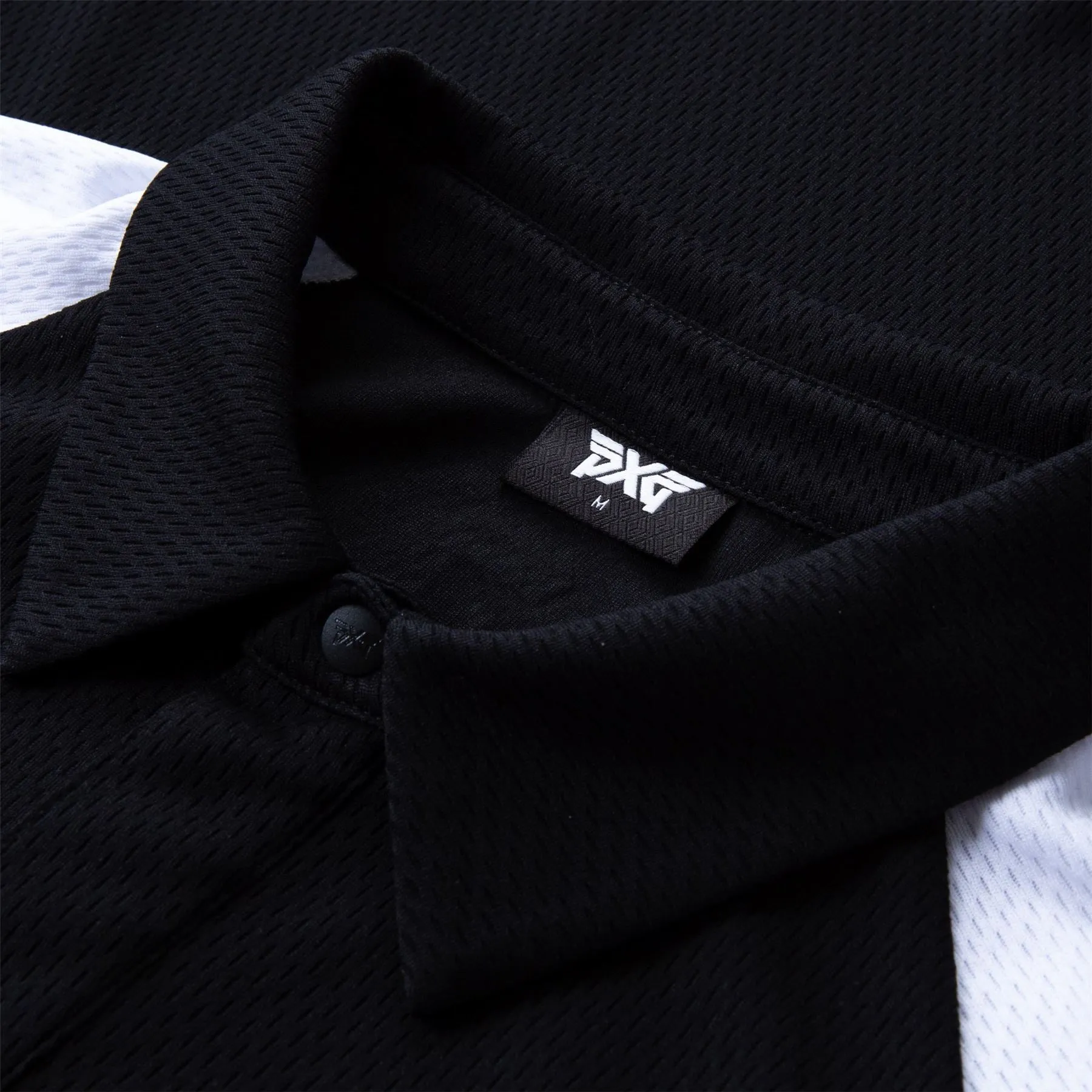 x comfort fit v-stripe polo black W22