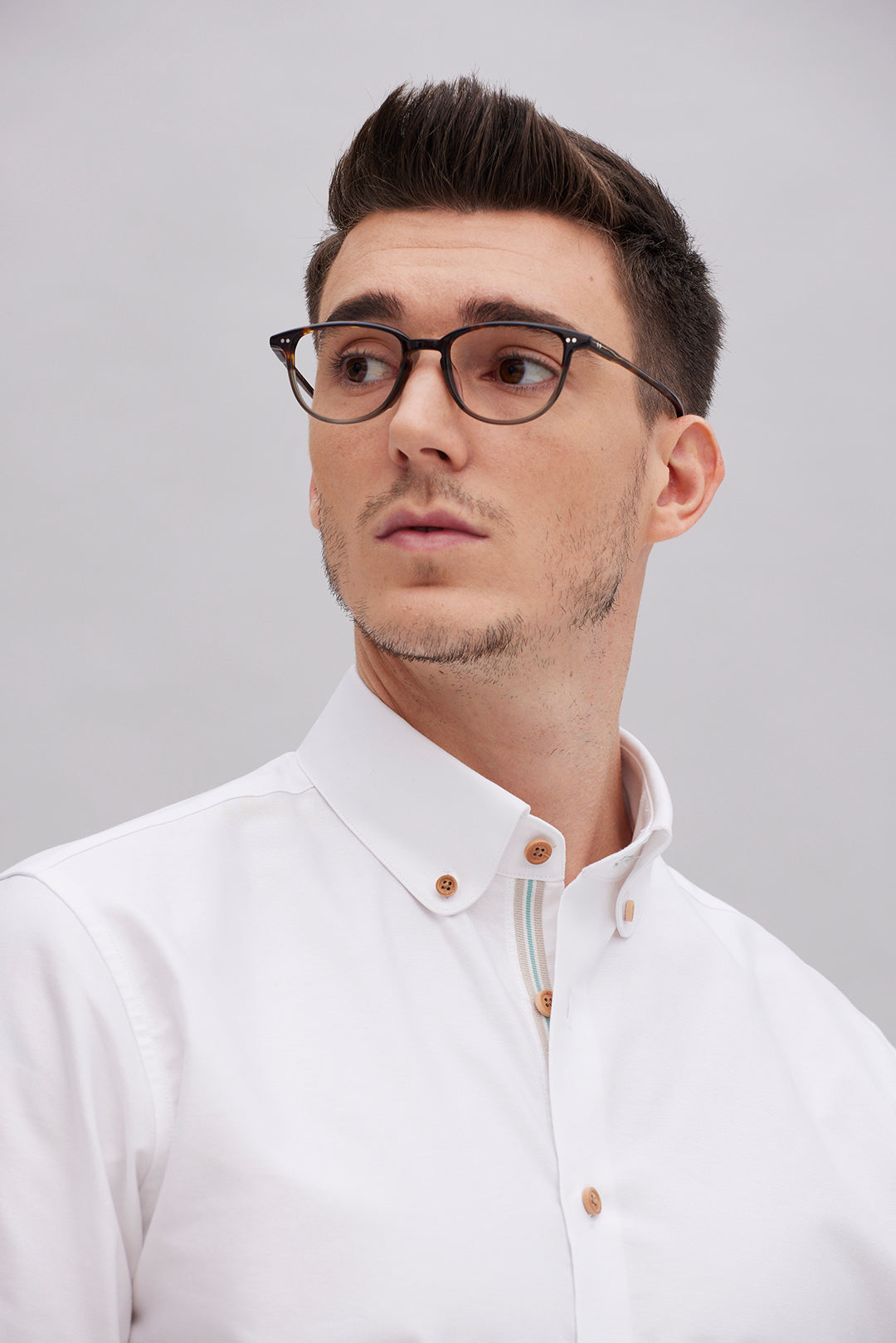 Yatsutake White Oxford Shirt